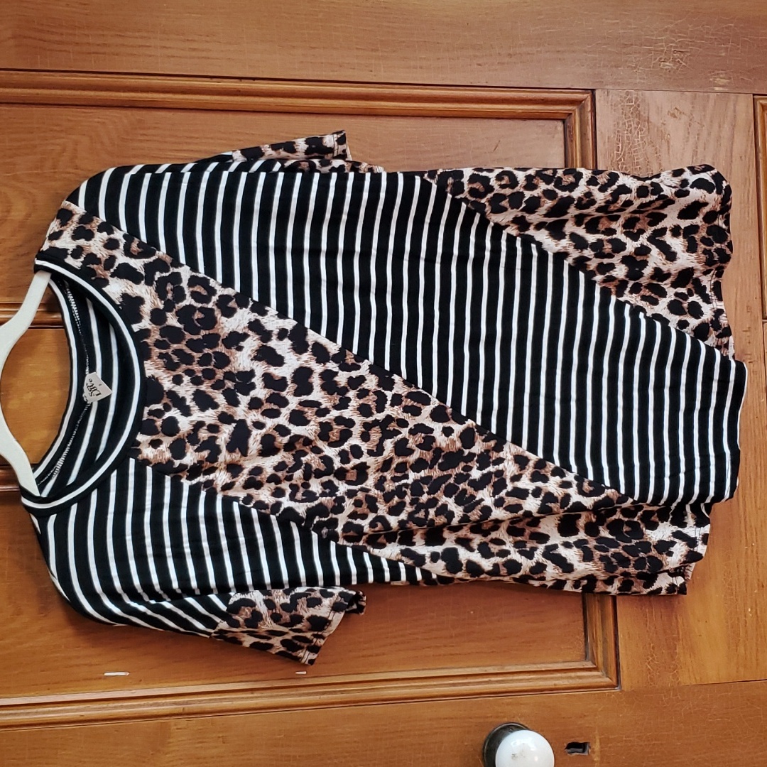 Sew In Love Stripes And Cheetah